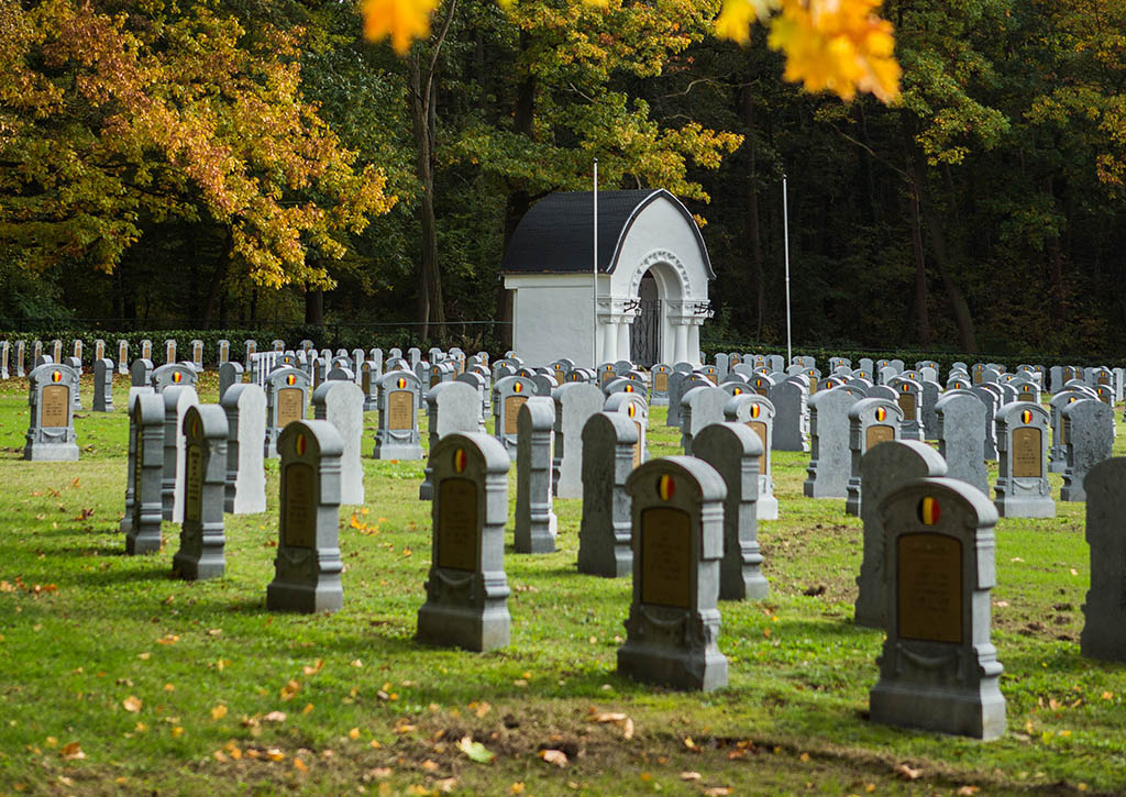 De Belgische militaire begraafplaats in Leopoldsburg
